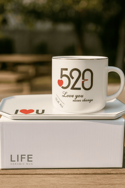 Elegant Ceramic Cup & Saucer Set