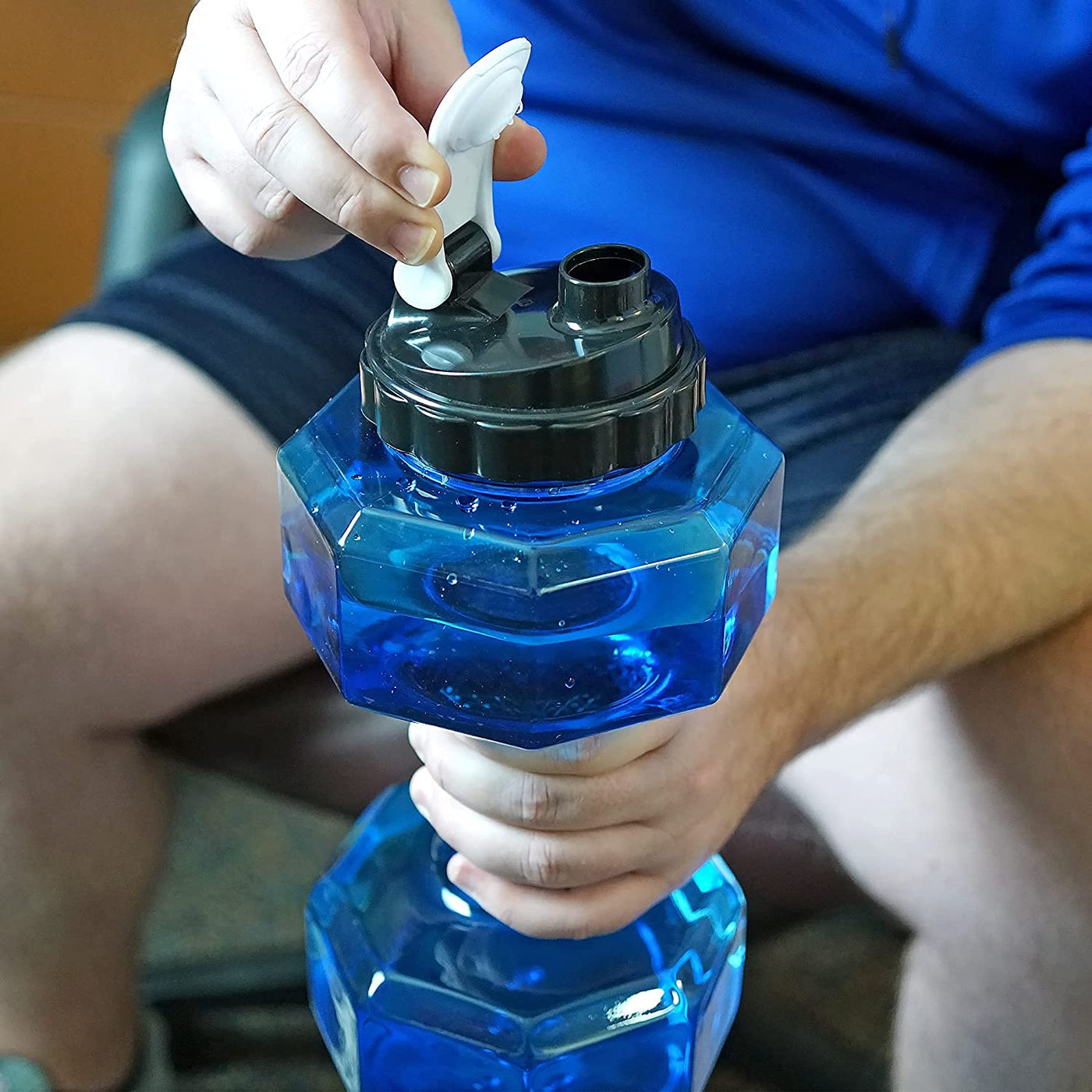 LORDEX - Dumbbell Shape Water Bottle